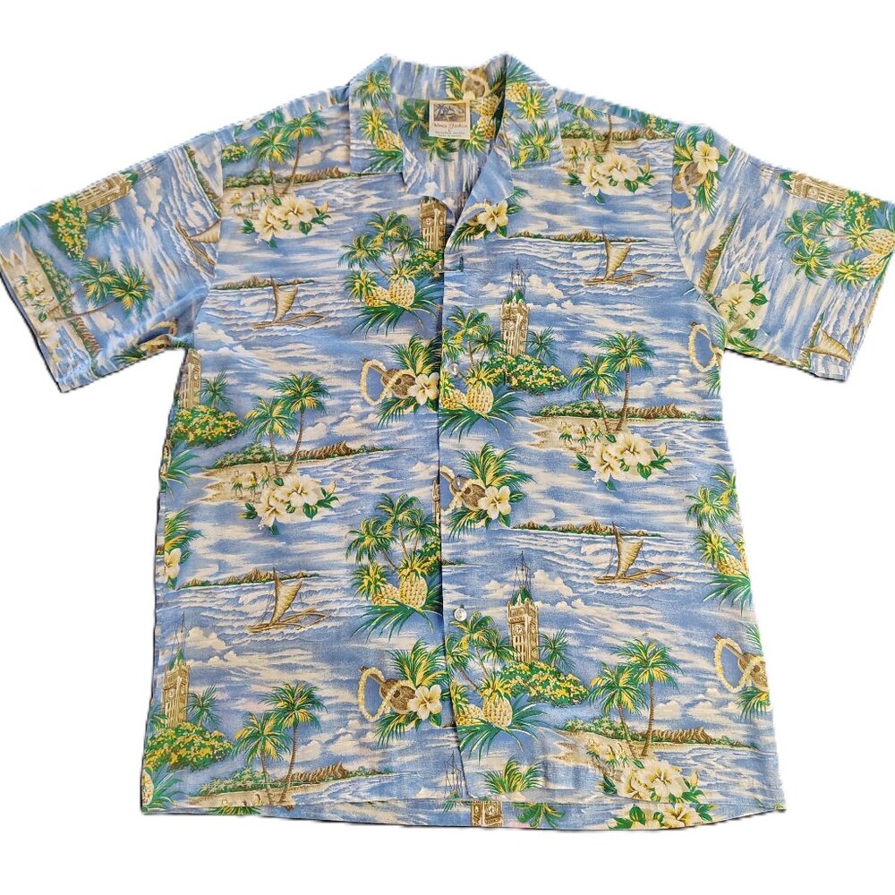Winnie Fashion Men's Retro Hawaiian Shirt